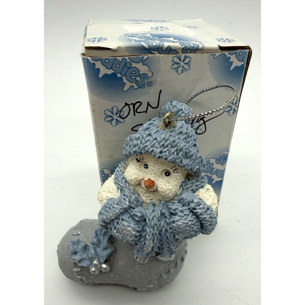 Snow Buddies "Buddy in Stocking" Encore 94275 Christmas Ornament‎ 1999